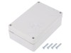 Carcasă Universală MASZCZYK KM-75IG, ABS, Gri, Cu Bucșă din Alamă, Mod Răsucire, Dimensiuni 80x120x41mm