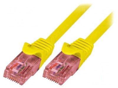 Patch cord UTP Cat6 Galben 0.5m foto