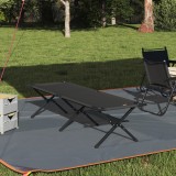 vidaXL Pat pliabil pentru soare cu rucsac negru din material Oxford 600D