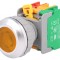 Comutator acționat prin apăsare 30mm 1 NC NO