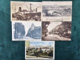 Lot 5 carti postale vechi BRAILA, Circulata, Fotografie