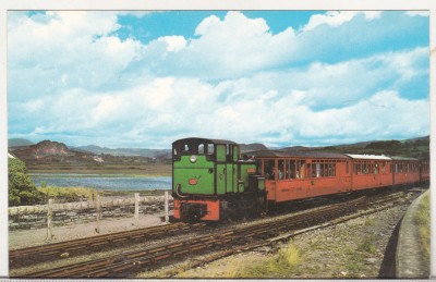 bnk cp Trenuri - Calea ferata Ffestiniog - Portmadoc foto