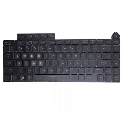 Tastatura Laptop, Gaming, Asus, ROG Strix G16 G614, G614J, G614JJ, G614JU, G614JV, G614JI, G614JZ, G614JU, G614JZR, G614JIR, G614JVR, iluminata, 4 Zon foto