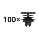 Set 100 cleme ornament Seat Ibiza (6j), Ibiza/Cordoba (6l), Leon (1m1), Leon (1p1), Toledo (1m2), Toledo (5p2); Skoda Superb (3u4); Volkswagen Bora (