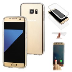 Husa Samsung S7 Edge Flippy Full Tpu 360 V2 Transparent foto