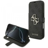 Husa pentru Apple iPhone 18 Pro / 17 Pro, Guess, 4G Metal Logo, Neagra