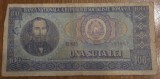 100 lei 1966, RSR / Rom&acirc;nia, circulată