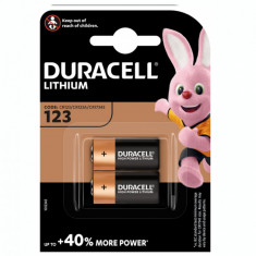 Baterie Duracell CR123 3V litiu set 2 buc.