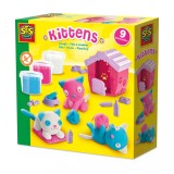 Set Plastilina Pisicute, SES Creative