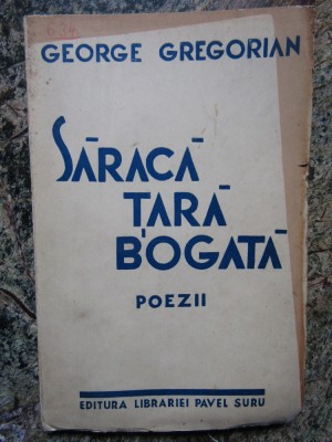SARACA TARA BOGATA - GEORGE GREGORIAN foto