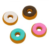 Radiere 3D, Model Donut, Set 4 Bucăți, Multicolor, Oem