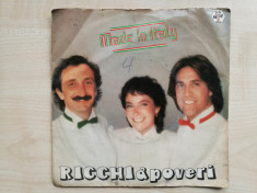 Ricchi &amp;amp; Poveri ? Made in Italy (Baby Records, Emi Electrola)(Vinyl/7&amp;quot;) foto