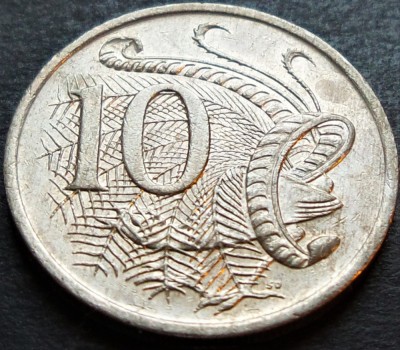Moneda exotica 10 CENTI - AUSTRALIA, anul 1990 * cod 311 A foto