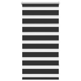 Cumpara ieftin Jaluzea Zebra 80,9x150 cm Latime material 76,7 cm negru