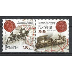 Romania 2020 - LP 2280 nestampilat - Europa: rute postale - serie