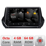 Navigatie Peugeot 2008 2020- Android radio gps internet quad core 4+64 carplay android auto CarStore Technology