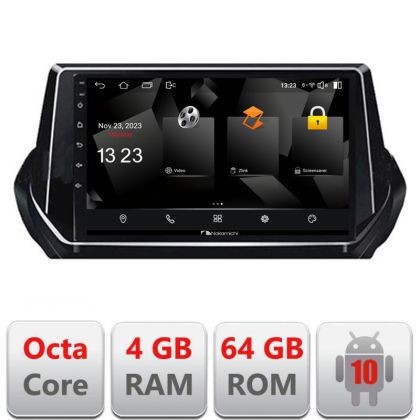 Navigatie Peugeot 2008 2020- Android radio gps internet quad core 4+64 carplay android auto CarStore Technology