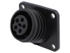 Conector Circular Soclu Mamă 5 PIN Nichelat Buccaneer 900