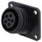 Conector Circular Soclu Mamă 5 PIN Nichelat Buccaneer 900