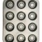 Tava pentru copt, briose, 12 forme