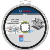 Bosch PRO Stainless Steel and Metal X-LOCK - Set discuri taiere inox 125x22.2x1 mm 10 bucati