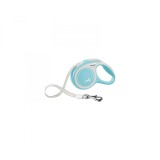 Flexi New Comfort, XS Tape, lesa retractabila, 3m, albastru deschis