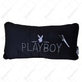 Perna decorativa &ndash;Design Playboy cu pietre decorative &ndash; Negru (Model 2)