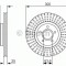 Disc frana VOLVO V50 (MW) (2004 - 2016) BOSCH 0 986 479 956