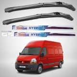 Cumpara ieftin Ștergătoare Renault Master Furgon L3H3 (2003&ndash;2006) Hibrid | Set față &ndash; TeamCar&reg;