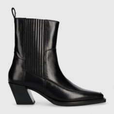 Vagabond Shoemakers cizme de piele ALINA femei, culoarea negru, cu toc drept, 5421.201.20