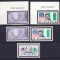 DB1 Nigeria 1964 J. F. Kennedy Comemorative 3 v. + 2 v. NDT MNH