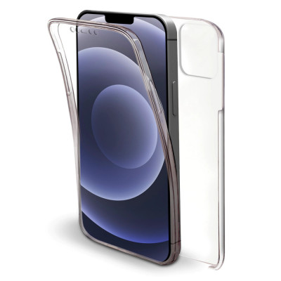 Husa iPhone 12 Mini 360 Grade silicon fata TPU spate Transparenta foto