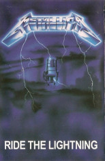 Caseta Metallica ?? Ride The Lightning, originala , sigilata, holograma foto