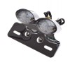 Stop spate motociclete,LED (12V 1/0,5W) suport pentru numar inmatriculare Cod Produs: MX_NEW AM9909B
