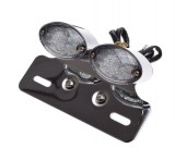 Stop spate motociclete,LED (12V 1/0,5W) suport pentru numar inmatriculare Cod Produs: MX_NEW AM9909B