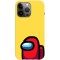 Husa compatibila cu Apple iPhone 14 Plus model Among us Red Impostor, Silicon, TPU, Viceversa
