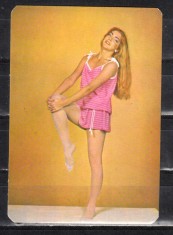 C9 1 - 1985 - Calendar de buzunar - reclama ciorapi ADESGO