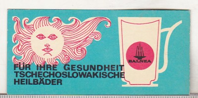 bnk cld Calendar de buzunar 1972 Cehoslovacia - Balnea foto