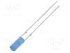 Dioda LED, 3mm, albastru, 220...330mcd, 20mA, 2,9...3,4V, OPTOSUPPLY - OSB5SA39B4B