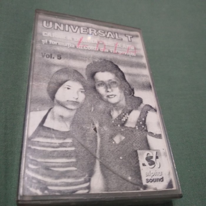 CASETA AUDIO DE PETRECERE FORMATIA UNIVERSAL T -CARMEN DORINA BREZEANU VOL 5 CEVA RAR !!!! DE TARABA