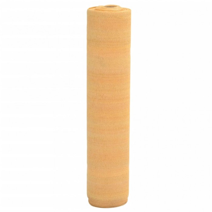 vidaXL Plasă protecție intimitate, nisipiu, 1x10 m, HDPE, 195 g/m&sup2;