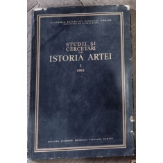 Studii si Cercetari de Istoria Artei Nr. 1, 1963