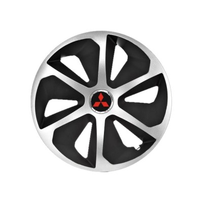 Set 4 capace roti Roco Gri-Negru R14 Compatibil Cu Mitsubishi foto