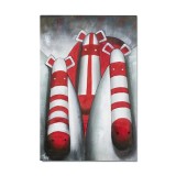 Tablou pictat manual, Team building, 90x60cm ulei pe panza, gata de agatat pe perete