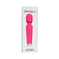Aparat Masaj Loving Joy &raquo;Wand Vibrator&laquo; 20 cm - Roz