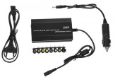 Sursa Alimentare Universala Laptop 100W + USB, Retea si Auto 12V, Multi-Volt, cu Adaptoare Incarcare Tableta, Telefon