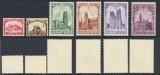 Belgium 1928 Anti tuberculosis Buildings Mi.244-249 Sc.B78-83 MLH AM.554, Nestampilat