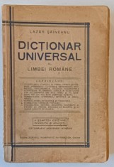 DICTIONARUL UNIVERSAL AL LIMBII ROMANE de LAZAR SAINEANU, A SEAPTEA EDITIUNE foto