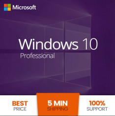 Microsoft Windows 10 Pro Professional 32/64 Bit? ? Cheie autentica ? foto