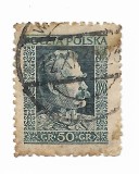 Polonia - Maresalul Jozef Pilsudski, 1928-1931 - 50 Gr, obliterat